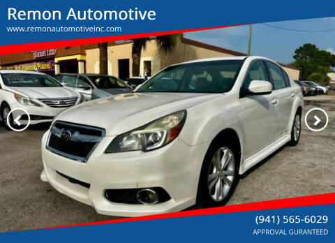 2013 Subaru Legacy for sale at Remon Automotive in Saint Petersburg FL