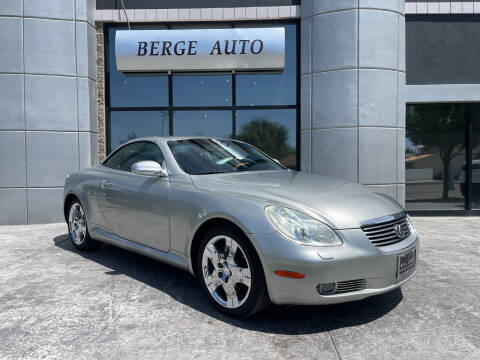 2002 Lexus SC 430 for sale at Berge Auto in Orem UT