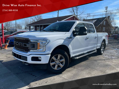 2018 Ford F-150 for sale at Drive Wise Auto Finance Inc. in Wayne MI