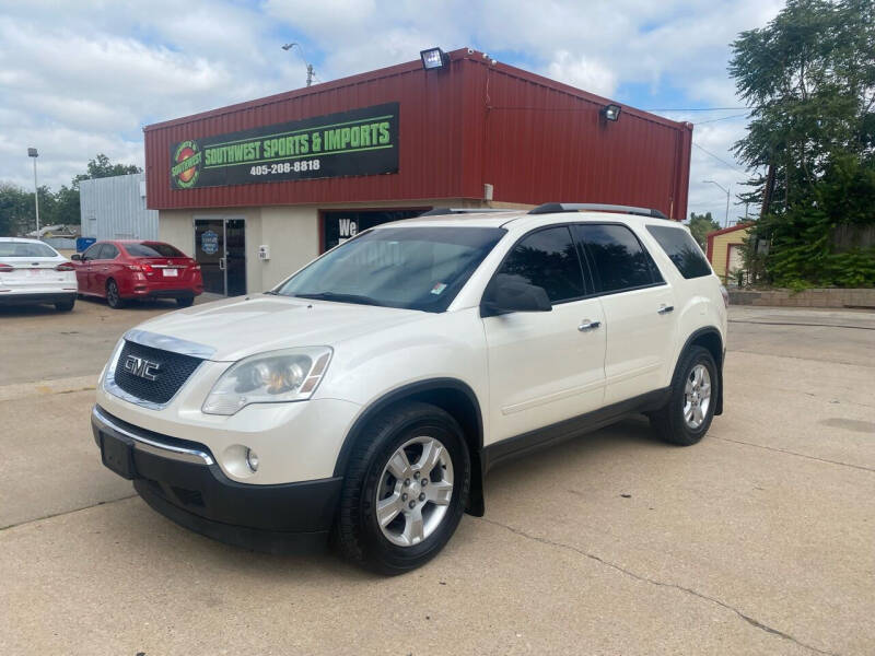 2012 GMC Acadia for sale at Southwest Sports & Imports in Oklahoma City OK