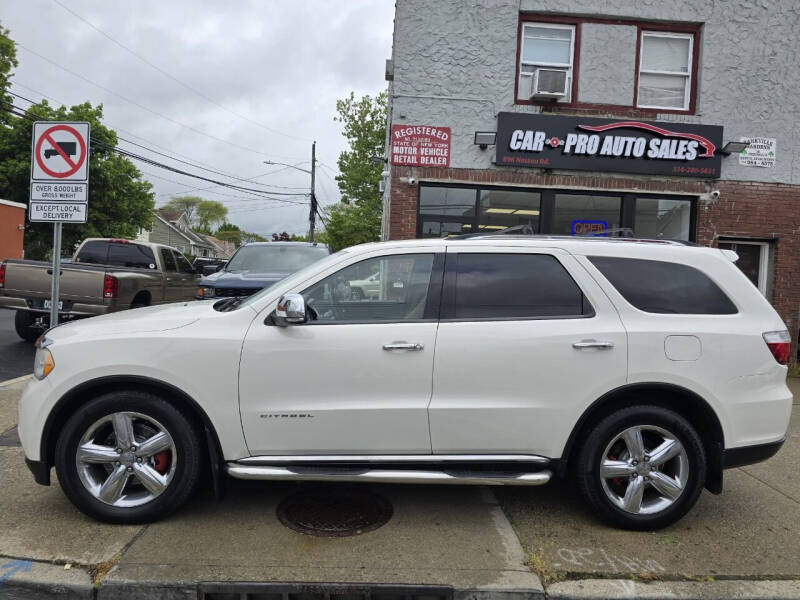 2011 Dodge Durango for sale at CAR PRO AUTO SALES in Uniondale NY