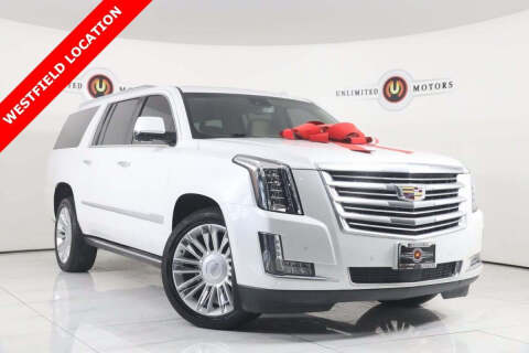 2016 Cadillac Escalade ESV for sale at INDY'S UNLIMITED MOTORS - UNLIMITED MOTORS in Westfield IN