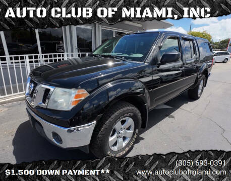 2011 Nissan Frontier for sale at AUTO CLUB OF MIAMI, INC in Miami FL