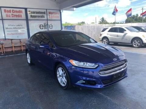 2014 Ford Fusion for sale at ELITE AUTO WORLD in Fort Lauderdale FL
