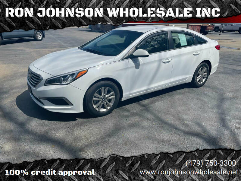 2017 Hyundai Sonata for sale at RON JOHNSON WHOLESALE INC in Springdale AR