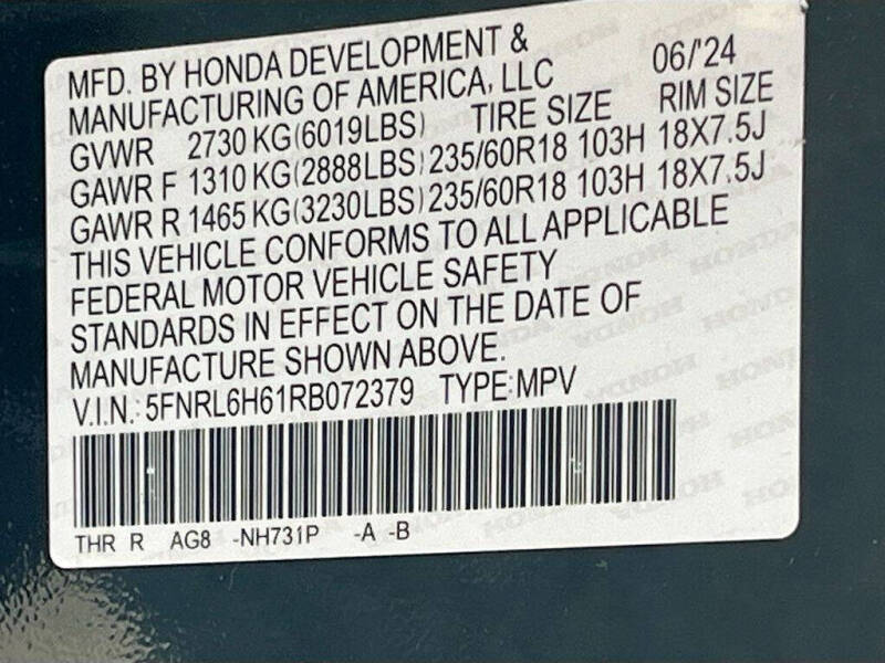 2024 Honda Odyssey EX-L