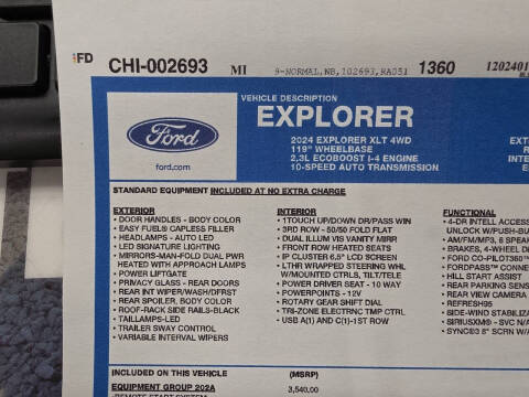 2024 Ford Explorer XLT