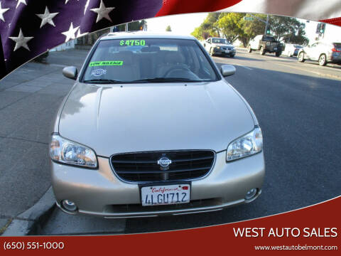 2000 Nissan Maxima for sale at West Auto Sales in Belmont CA
