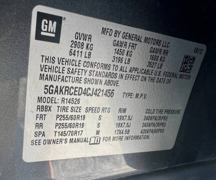 2012 Buick Enclave Leather