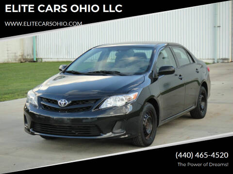 2012 Toyota Corolla for sale at ELITE CARS OHIO LLC in Solon OH