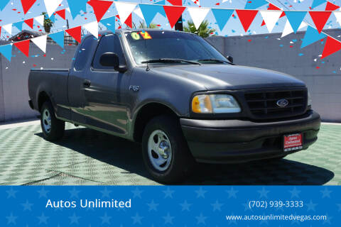 2002 Ford F-150 for sale at Autos Unlimited in Las Vegas NV