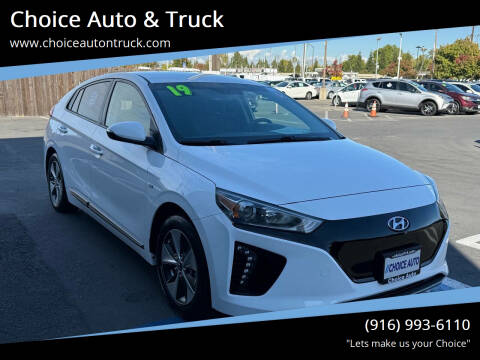 2019 Hyundai Ioniq Electric for sale at Choice Auto & Truck in Sacramento CA