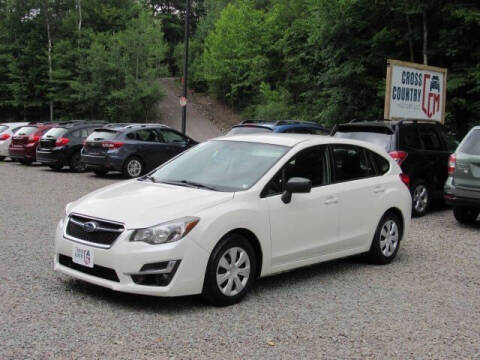 2016 Subaru Impreza for sale at CROSS COUNTRY MOTORS LLC in Nicholson PA