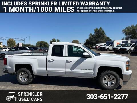 2015 Chevrolet Silverado 1500 for sale at Sprinkler Used Cars in Longmont CO