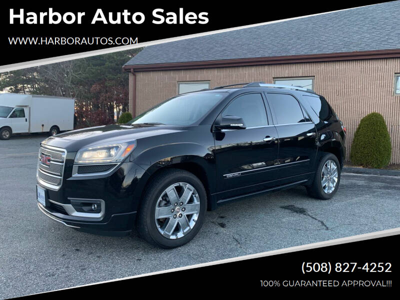 2016 GMC Acadia for sale at Harbor Auto Sales in Hyannis MA
