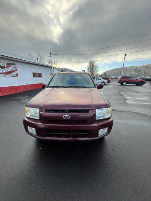 2002 INFINITI QX4 for sale at PIERCY MOTORS INC in Union Gap, WA