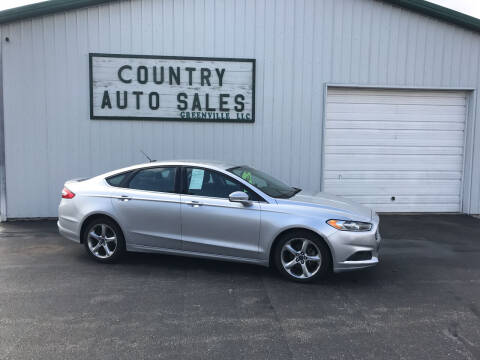2016 Ford Fusion for sale at COUNTRY AUTO SALES LLC in Greenville OH