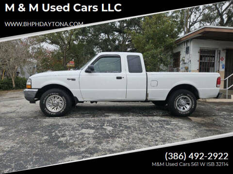 2000 Ford Ranger for sale at M & M Used Cars LLC in Daytona Beach FL