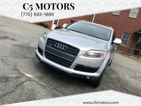 2007 Audi Q7 for sale at C5 Motors in Marietta GA