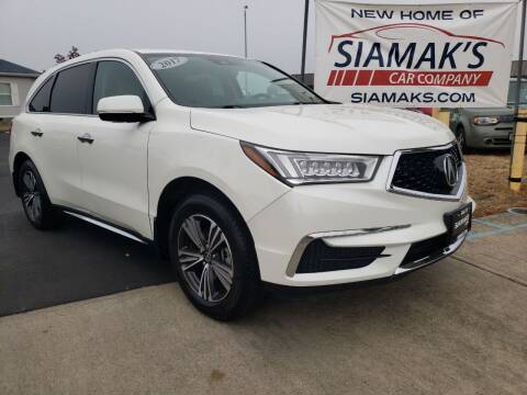 2017 Acura MDX for sale at Siamak's Car Company llc in Woodburn OR
