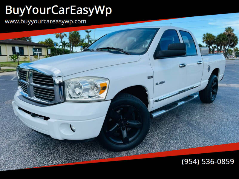 2008 Dodge Ram Pickup 1500 for sale at BuyYourCarEasyWp in West Park FL