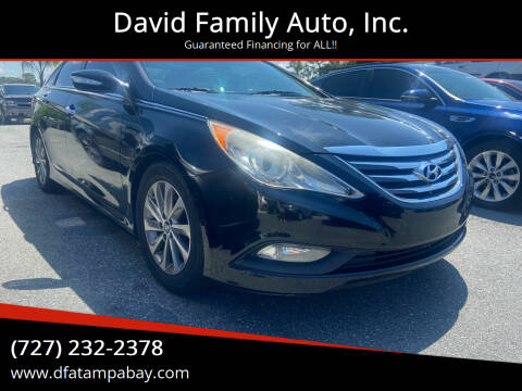 2014 Hyundai Sonata for sale at David Family Auto, Inc. in New Port Richey FL