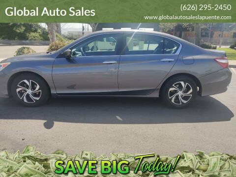 2017 Honda Accord for sale at Global Auto Sales in La Puente CA