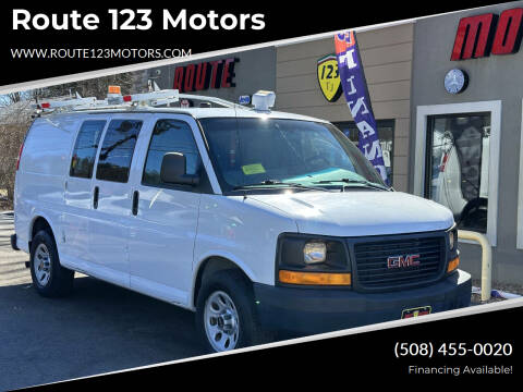 2014 GMC Savana for sale at Route 123 Motors in Norton MA