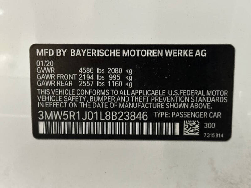 2020 BMW 3 Series 330i