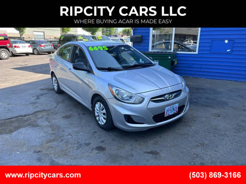 2014 Hyundai Accent for sale at RIPCITY CARS LLC in Portland OR