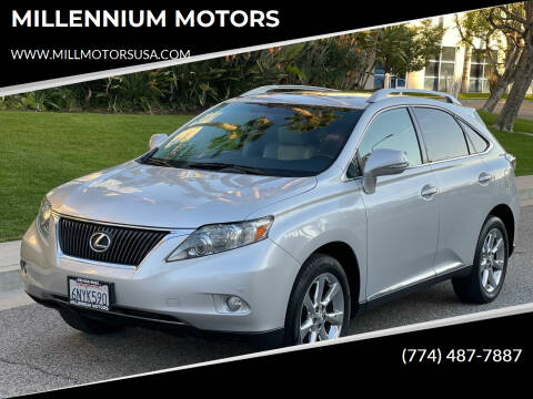 2010 Lexus RX 350 for sale at MILLENNIUM MOTORS in Van Nuys CA