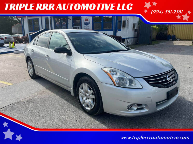 2012 Nissan Altima for sale at TRIPLE RRR AUTOMOTIVE LLC in Jacksonville FL