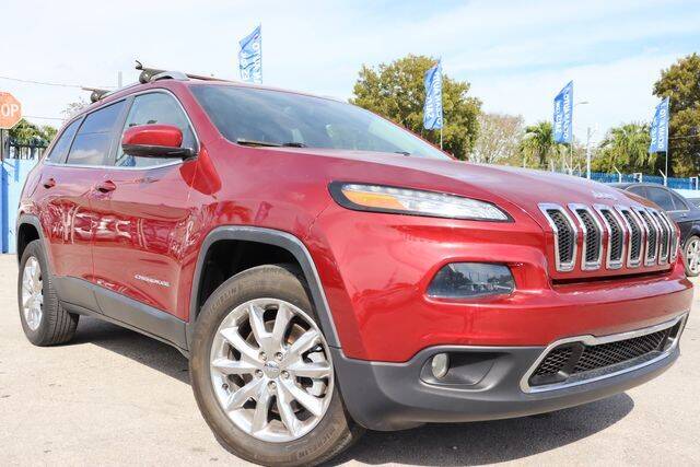 2014 Jeep Cherokee for sale at OCEAN AUTO SALES in Miami FL