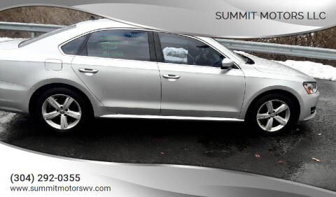 2014 Volkswagen Passat for sale at Summit Motors LLC in Morgantown WV
