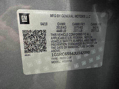 2018 Chevrolet Volt LT