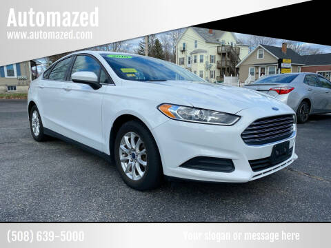 2016 Ford Fusion for sale at Automazed in Attleboro MA