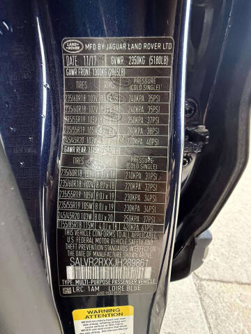 2018 Land Rover Range Rover Evoque HSE