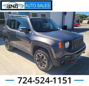 2016 Jeep Renegade for sale at LENZI AUTO SALES in Sarver PA