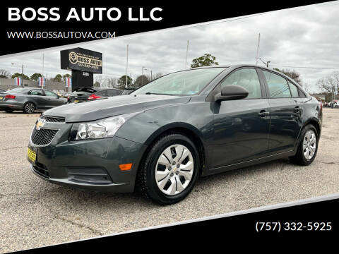 2013 Chevrolet Cruze for sale at BOSS AUTO LLC in Norfolk VA