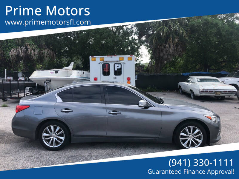 2016 Infiniti Q50 for sale at Prime Motors in Sarasota FL