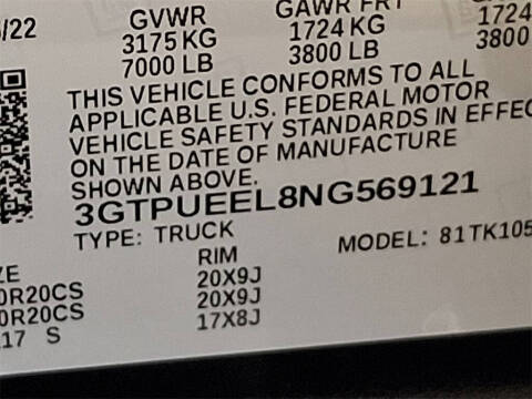 2022 GMC Sierra 1500