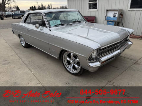 1967 Chevrolet Nova for sale at B & B Auto Sales in Brookings SD