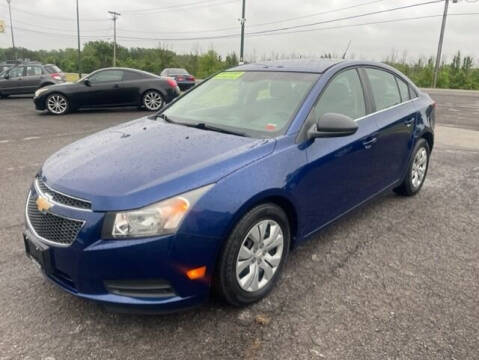 2012 Chevrolet Cruze for sale at FUSION AUTO SALES in Spencerport NY