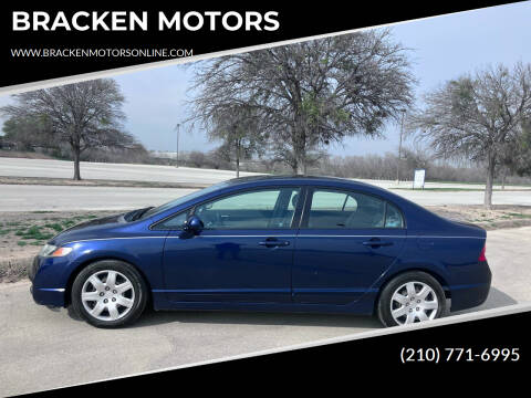 2009 Honda Civic for sale at BRACKEN MOTORS in San Antonio TX