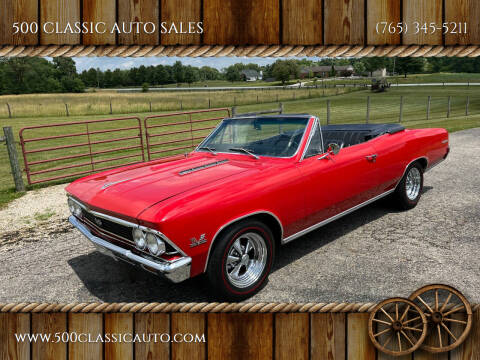 1966 Chevrolet Chevelle for sale at 500 CLASSIC AUTO SALES in Knightstown IN