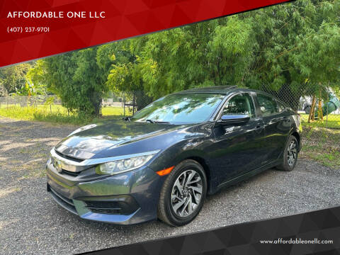 2018 Honda Civic for sale at AFFORDABLE ONE LLC in Orlando FL