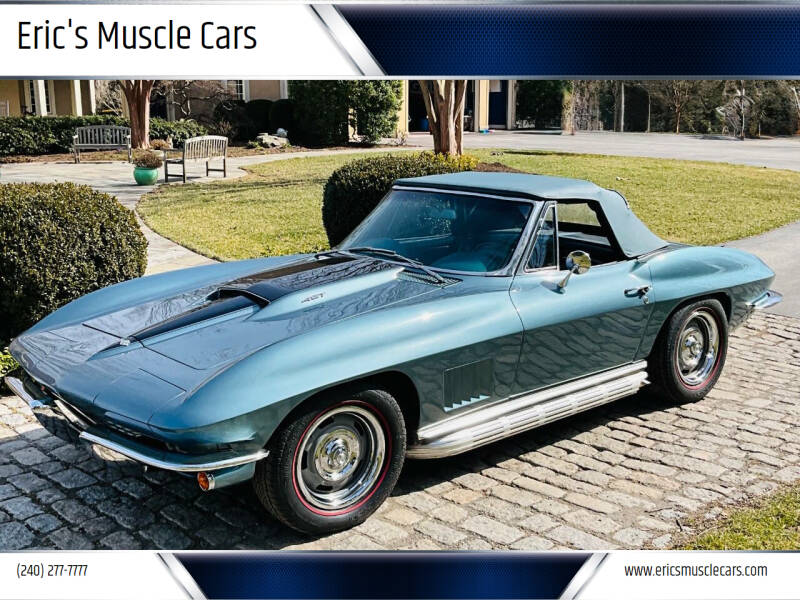 1967 Chevrolet Corvette for sale at Eric's Muscle Cars in Clarksburg MD