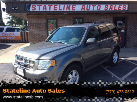 2010 Ford Escape for sale at Stateline Auto Sales in South Beloit IL