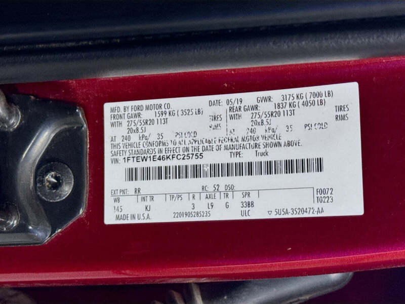 2019 Ford F-150 King Ranch