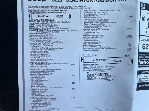 2020 Jeep Gladiator Rubicon